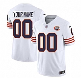 Men's Chicago Bears Active Player Custom 2023 F.U.S.E. White Throwback Limited Football Stitched Jersey,baseball caps,new era cap wholesale,wholesale hats